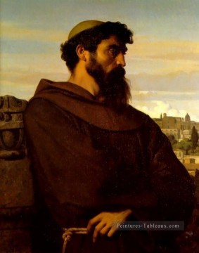  Alexandre Peintre - Le moine romain académisme Alexandre Cabanel